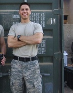 *Image of Barclay Keay in Iraq in 2008 from his Facebook Profile.